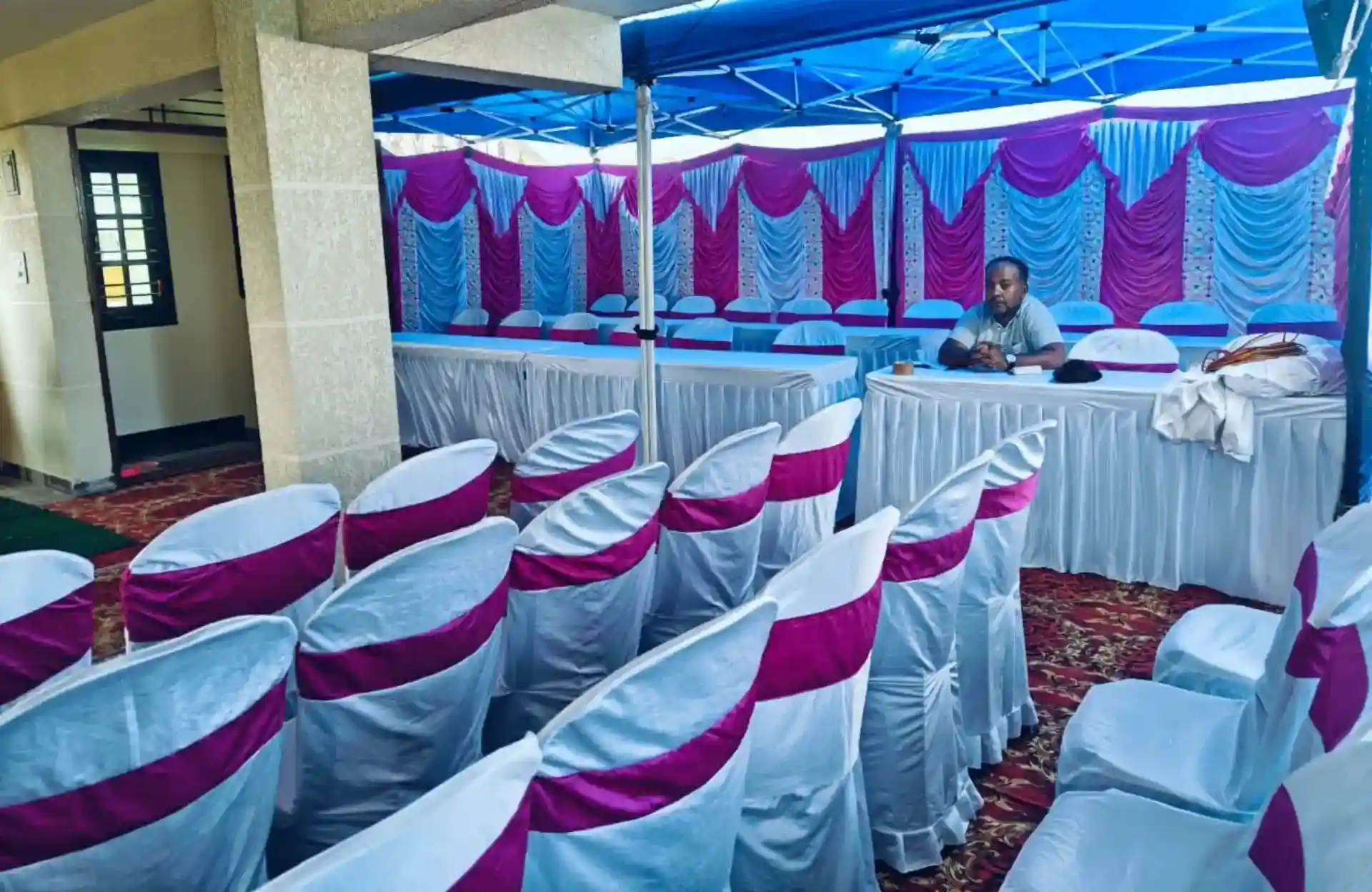 Pagoda tent hire in Charminar